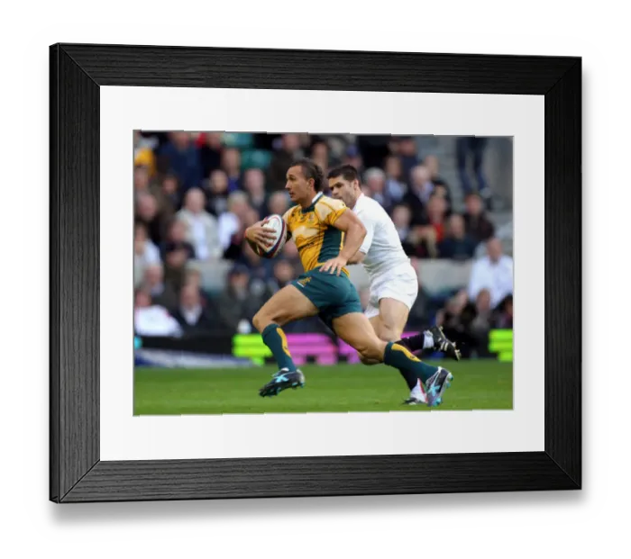 Framed Print : Quade Cooper & Dan Hipkiss