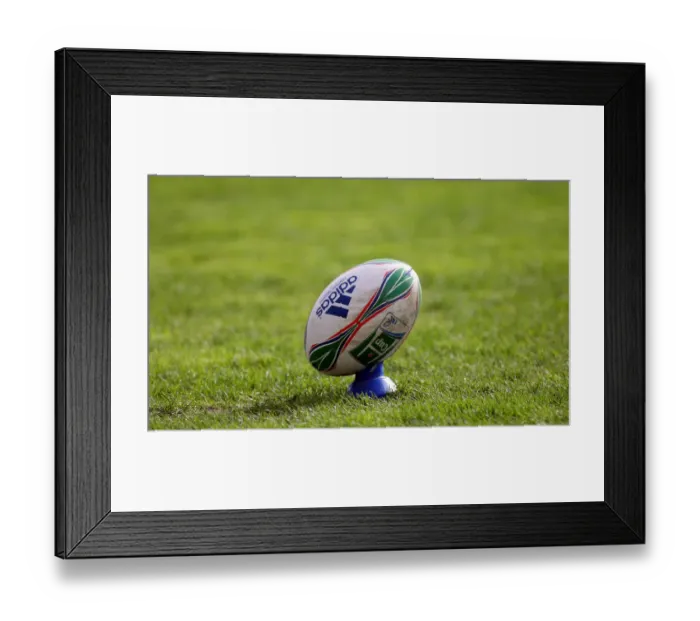 Framed Print : Heineken Cup Rugby Ball Framed Print : Heineken Cup Rugby Ball