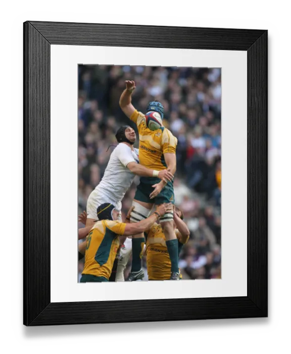Framed Print : James Horwill & Steve Borthwick Framed Print : James Horwill & Steve Borthwick