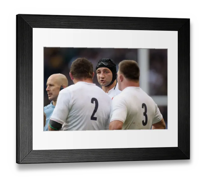 Framed Print : Steve Borthwick, Sterve Thompson & David Wilson