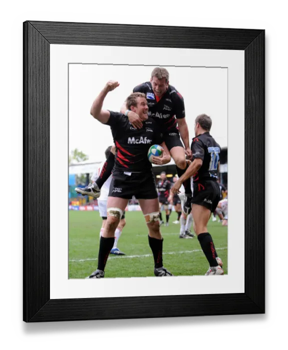 Framed Print : Dean Schofield & Mark Cueto