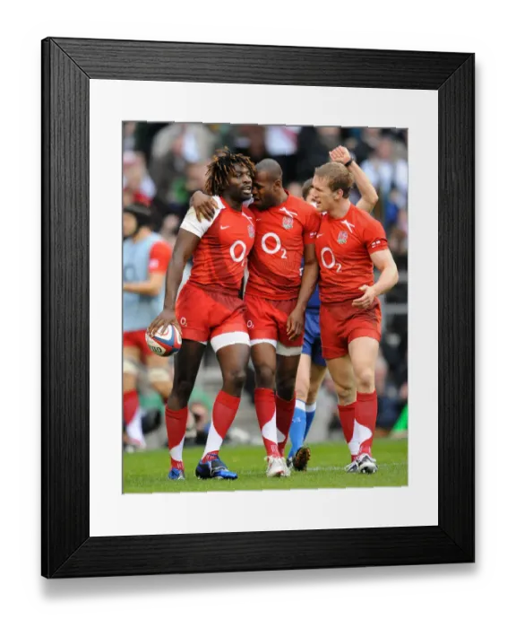Framed Print : Paul Sackey Ugo Monye, Tom Rees Framed Print : Paul Sackey Ugo Monye, Tom Rees