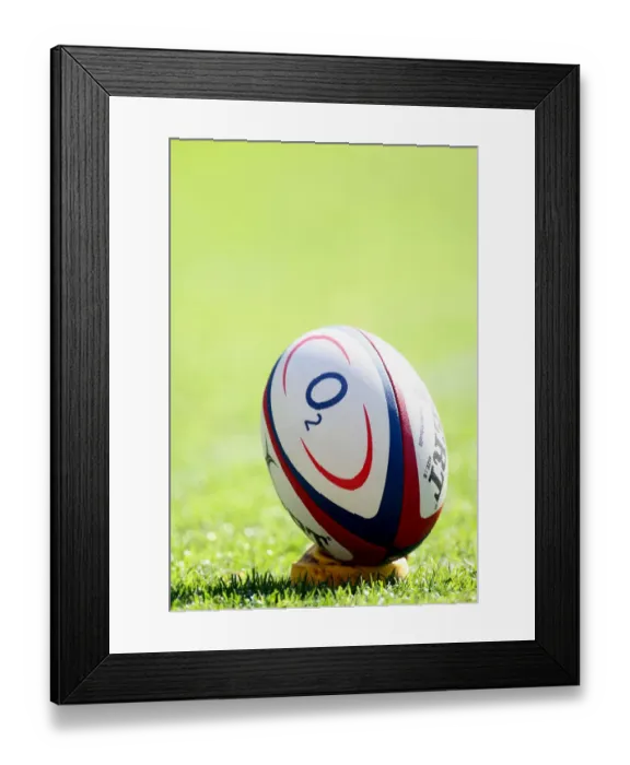 Framed Print : O2 / Gilbert International Rugby Ball Framed Print : O2 / Gilbert International Rugby Ball