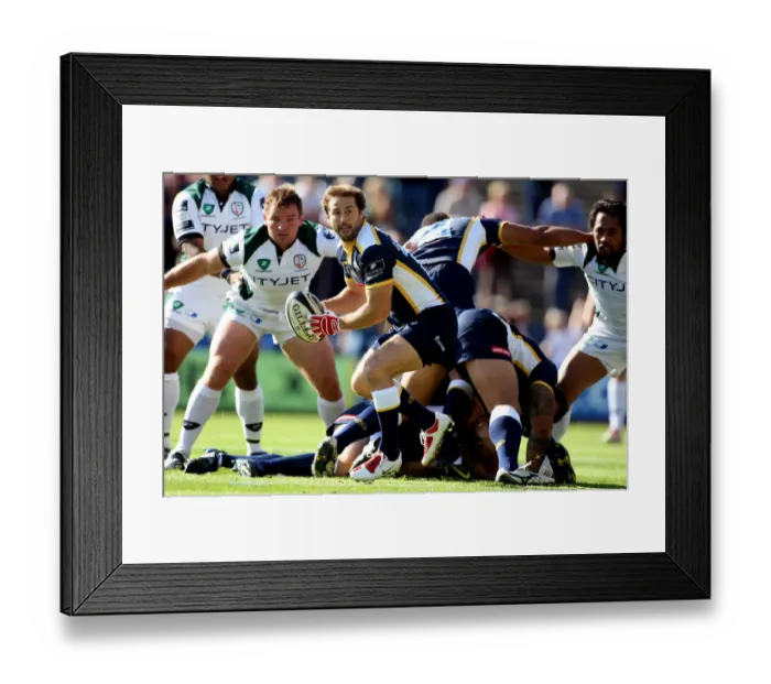 Framed Print : Andy Gomarsall Looks For Options Framed Print : Andy Gomarsall Looks For Options
