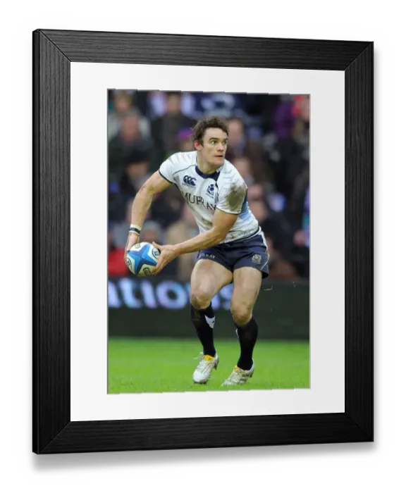 Framed Print : Max Evans Scotland and Glasgow Warriors Scotland V France Framed Print : Max Evans Scotland and Glasgow Warriors Scotland V France