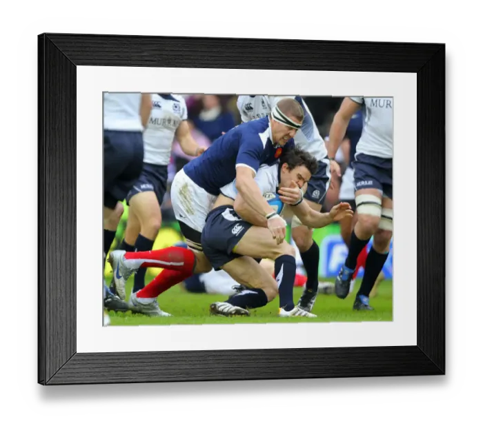 Framed Print : Max Evans & Imanol Harinordoquy Framed Print : Max Evans & Imanol Harinordoquy