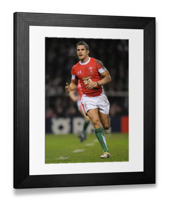 Framed Print : Lee Byrne Wales and Ospreys England V Wales Twickenham Framed Print : Lee Byrne Wales and Ospreys England V Wales Twickenham