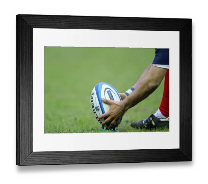 Framed Print : Gilbert 6-Nations Ruby Ball