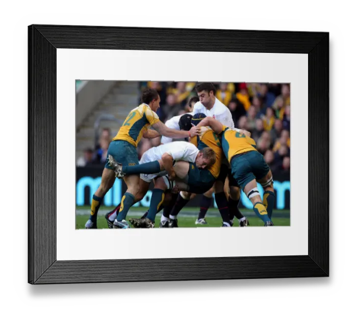 Framed Print : Jonny Wilkinson Tackles Mark Chisholm Framed Print : Jonny Wilkinson Tackles Mark Chisholm