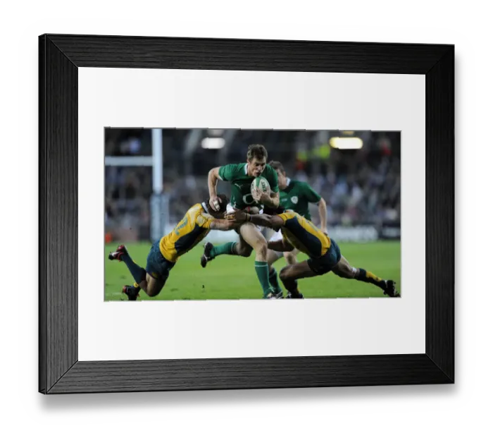 Framed Print : Quade Cooper & Tommy Bowe Framed Print : Quade Cooper & Tommy Bowe