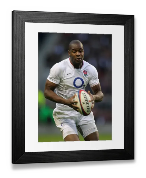 Framed Print : Ugo Monye England and Harlequins Rugby Union England V Australia Framed Print : Ugo Monye England and Harlequins Rugby Union England V Australia