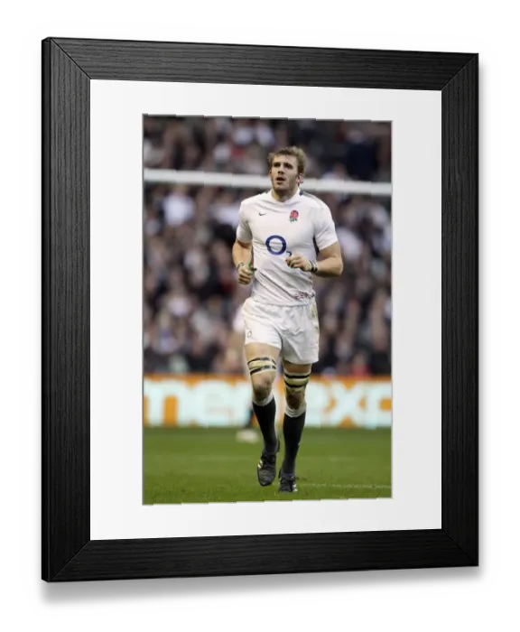 Framed Print : Tom Croft England Rugby Union England V New Zealand Rugby UnionInvestec