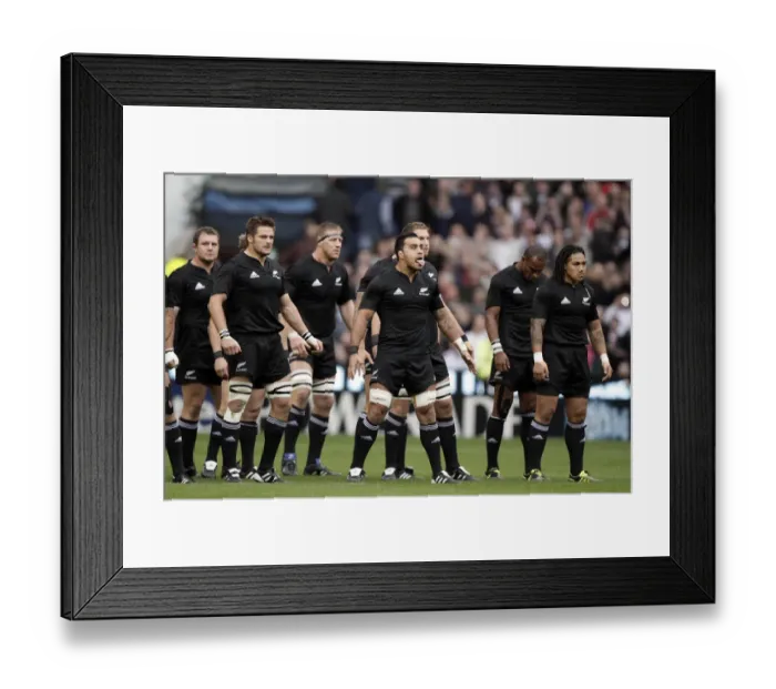 Framed Print : New Zealand Perform The Haka Framed Print : New Zealand Perform The Haka