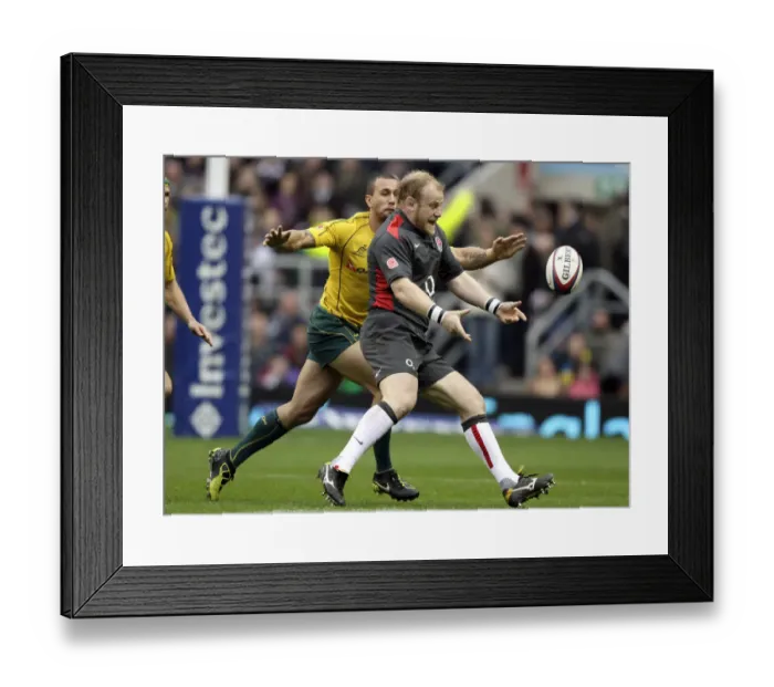 Framed Print : Dan Cole Releases The Ball Under Pressure Framed Print : Dan Cole Releases The Ball Under Pressure
