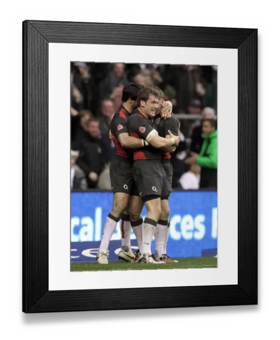 Framed Print : Chris Ashton, Mark Cueto & Ben Foden