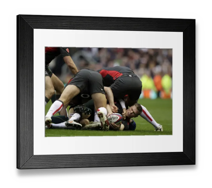 Framed Print : Chris Ashton Releases The Ball Framed Print : Chris Ashton Releases The Ball