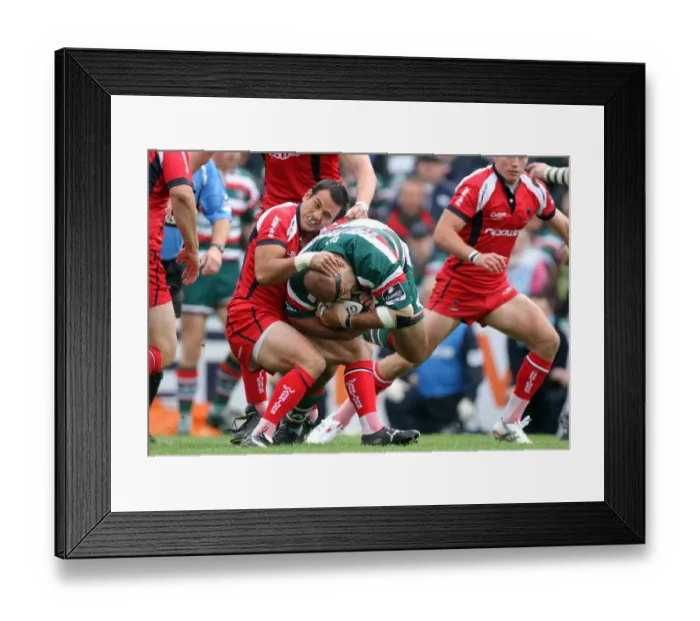 Framed Print : Willie Walker Tackles Boris Stankovich Framed Print : Willie Walker Tackles Boris Stankovich
