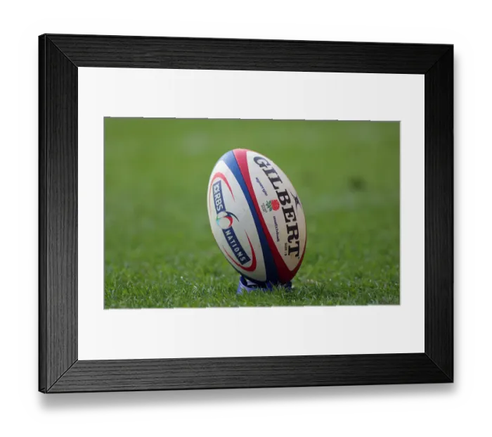 Framed Print : Gilbert Rbs Six Nations Ball Framed Print : Gilbert Rbs Six Nations Ball