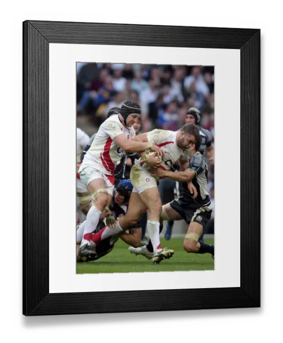 Framed Print : Nick Easter & Steve Borthwick Framed Print : Nick Easter & Steve Borthwick