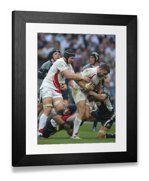Framed Print : Nick Easter & Steve Borthwick Framed Print : Nick Easter & Steve Borthwick