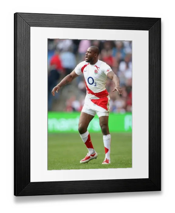 Framed Print : Ugo Monye England and Harlequins Rugby Union England V Scotland