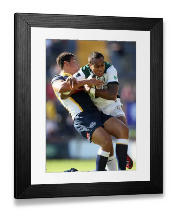 Framed Print : Sailosi Tagickibau & Luther Burrell Framed Print : Sailosi Tagickibau & Luther Burrell