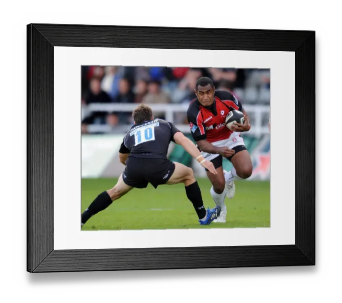 Framed Print : Jimmy Gopperth & Kameli Ratuvou