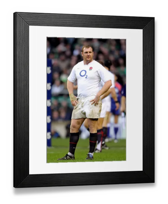 Framed Print : Tim Payne England and London Wasps Rugby Union England V Ireland Framed Print : Tim Payne England and London Wasps Rugby Union England V Ireland