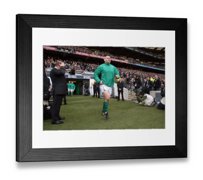Framed Print : John Hayes On His 100th Cap Framed Print : John Hayes On His 100th Cap