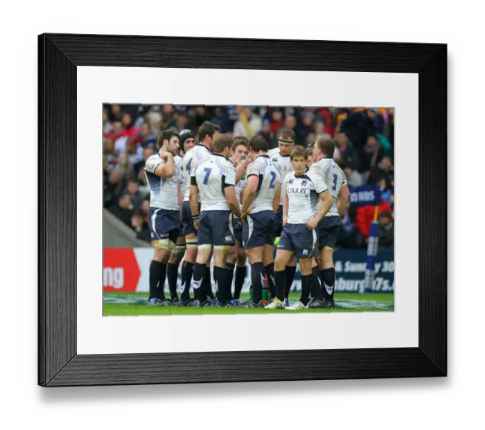 Framed Print : Scotland Players After Conceeding 2nd Try Framed Print : Scotland Players After Conceeding 2nd Try