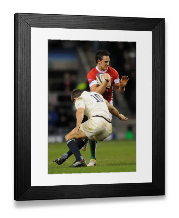 Framed Print : Jonny Wilkinson & Lee Byrne Framed Print : Jonny Wilkinson & Lee Byrne