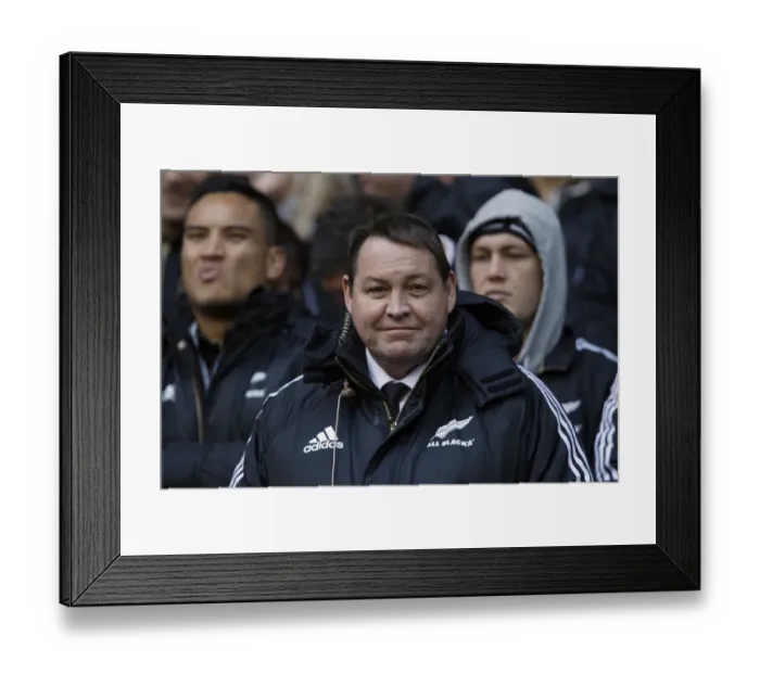 Framed Print : Steve Hansen (Head Coach)