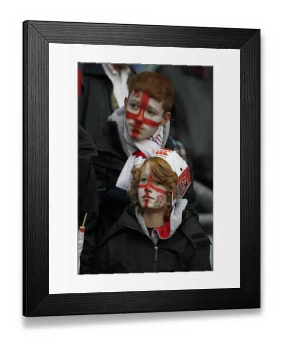 Framed Print : Dejected England Fans