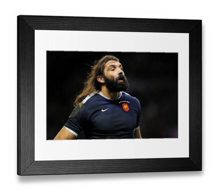 Framed Print : Sebastien Chabal
