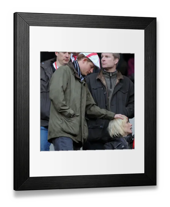 Framed Print : Prince Harry & Zara Phillips