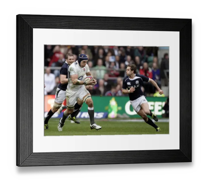 Framed Print : James Haskell Makes A Run Framed Print : James Haskell Makes A Run