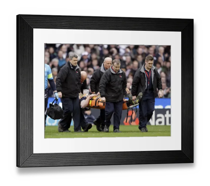 Framed Print : Kelly Brown Leaves Twickenham On A Stretcher