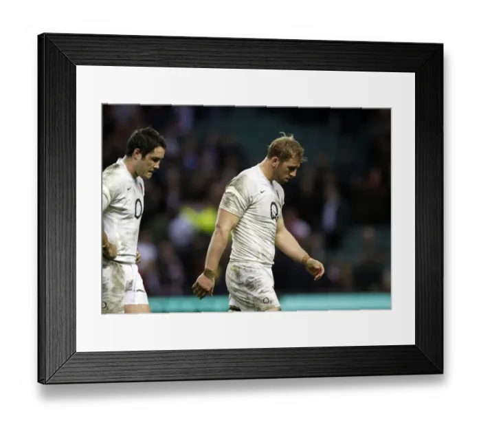 Framed Print : Chris Robshaw After England Defeat Framed Print : Chris Robshaw After England Defeat