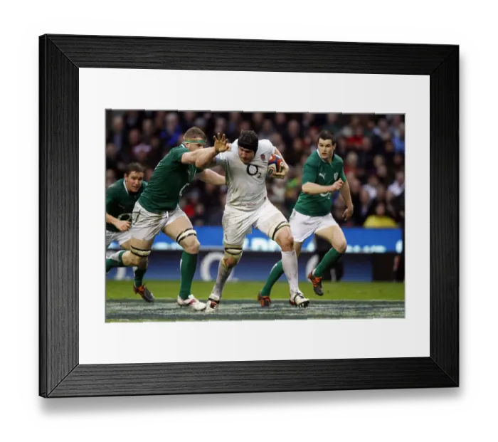 Framed Print : Ben Morgan Fends Offjamie Heaslip Framed Print : Ben Morgan Fends Offjamie Heaslip