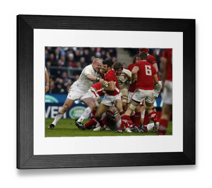 Framed Print : Mike Phillips Fends Off Dan Cole Framed Print : Mike Phillips Fends Off Dan Cole
