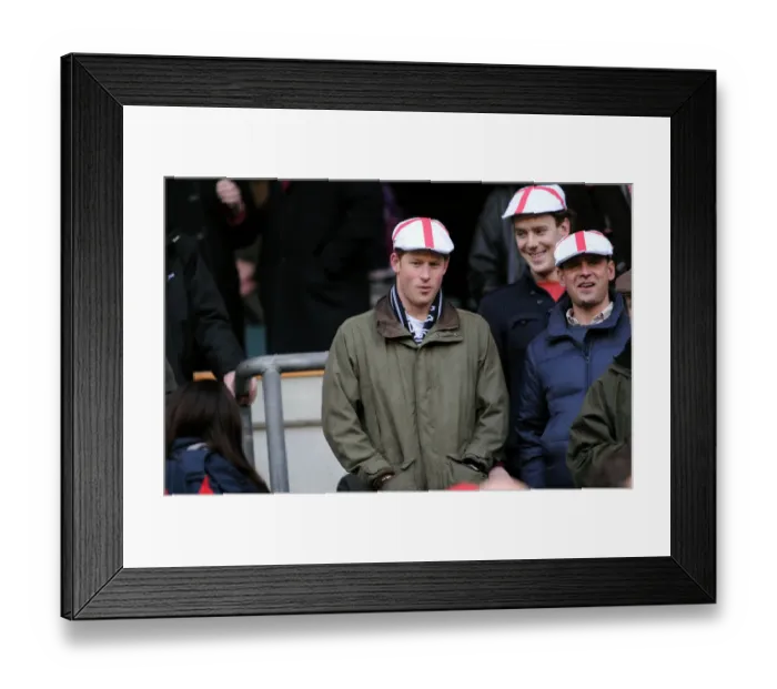 Framed Print : Prince Harry & Pals