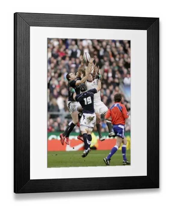 Framed Print : James Haskell & Scotland Players Framed Print : James Haskell & Scotland Players