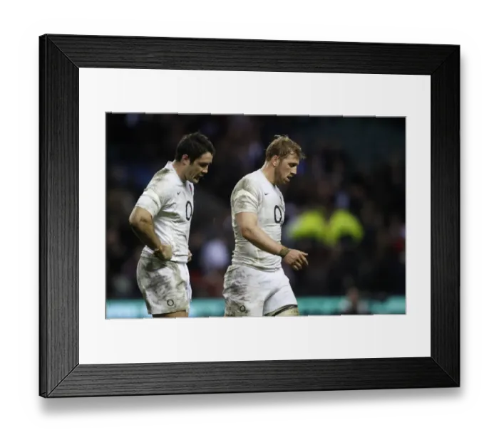 Framed Print : Chris Robshaw & Brad Barritt Framed Print : Chris Robshaw & Brad Barritt