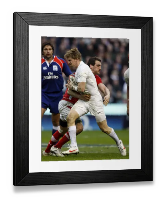 Framed Print : David Strettle & Sam Warburton