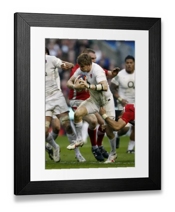 Framed Print : David Strettle & Sam Warburton Framed Print : David Strettle & Sam Warburton