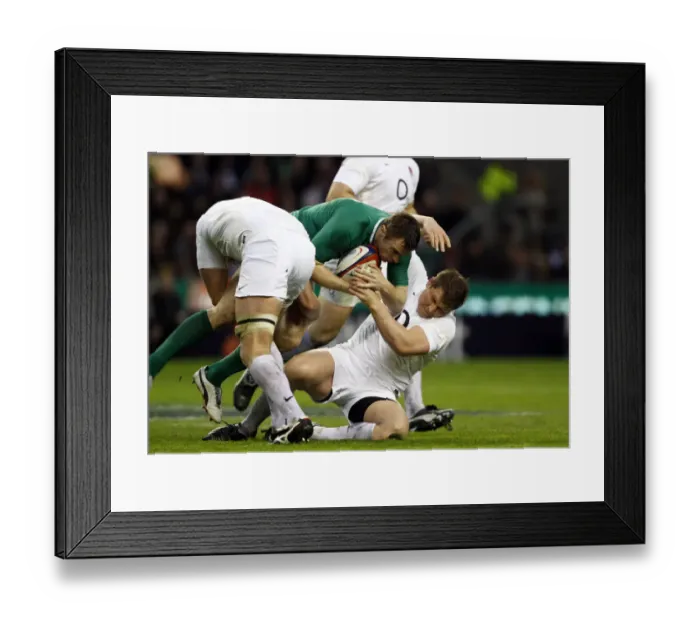 Framed Print : Dylan Hartley & Tommy Bowe Framed Print : Dylan Hartley & Tommy Bowe