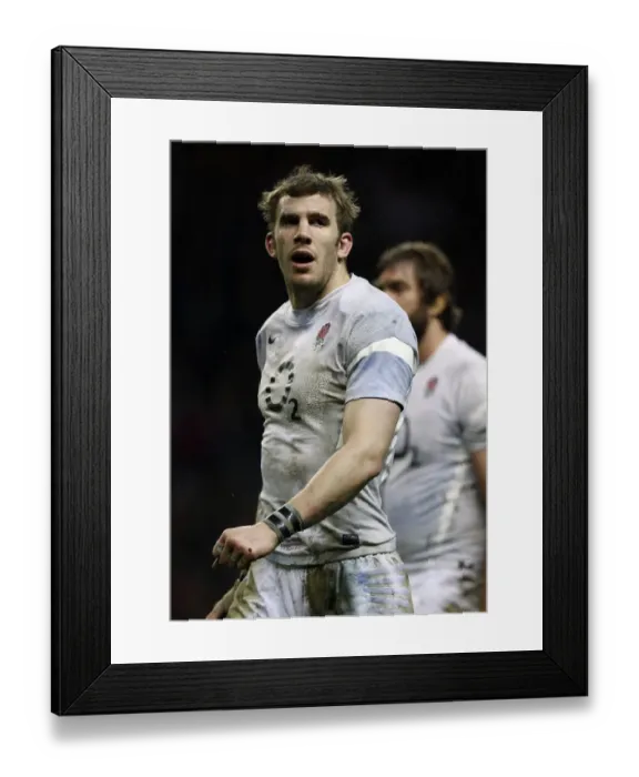 Framed Print : Tom Croft England and Leicester Tigers Rugby Union England V Ireland Rbs