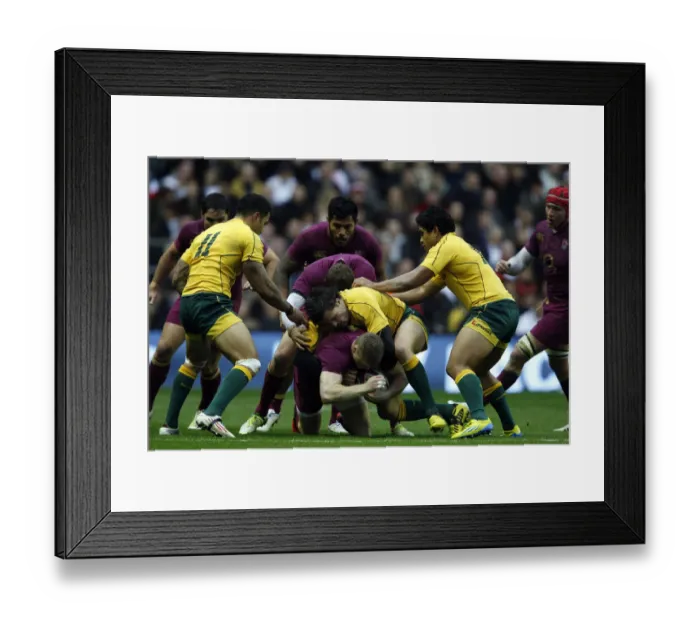 Framed Print : Chris Ashton & Adam Ashley-Cooper Framed Print : Chris Ashton & Adam Ashley-Cooper