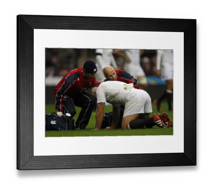 Framed Print : Joe Marler Injury Framed Print : Joe Marler Injury