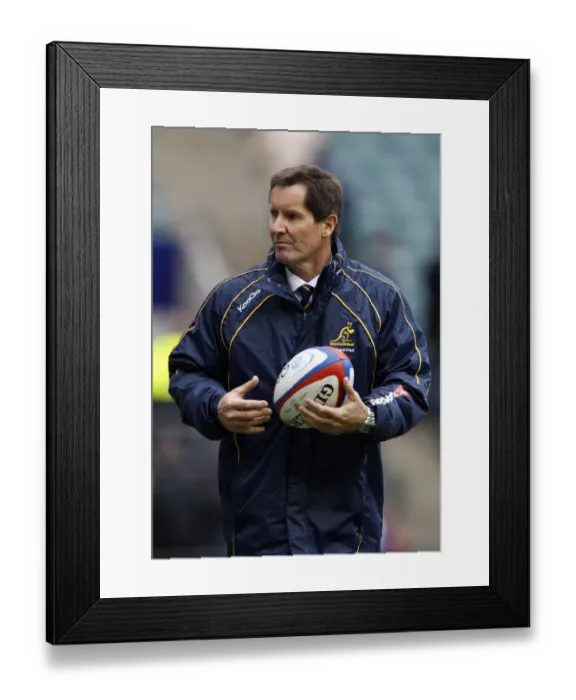 Framed Print : Robbie Deans (Head Coach)